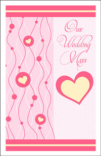Wedding Program Cover Template 14B - Graphic 8